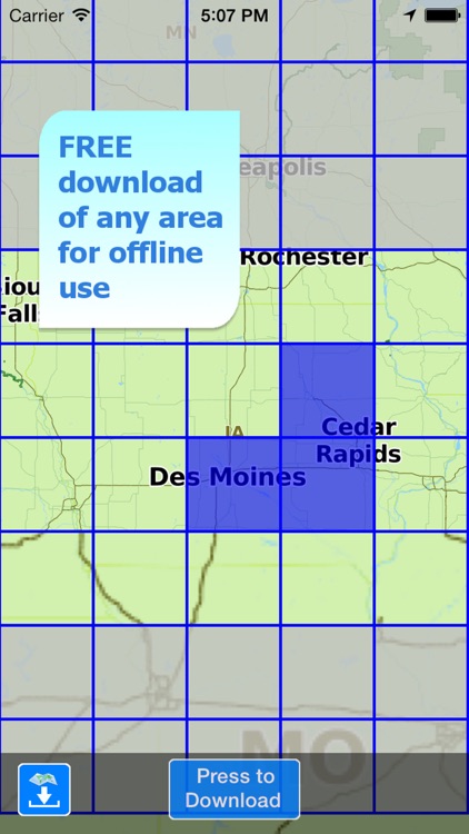 Aqua Map Iowa IA Lakes HD - GPS Nautical Charts screenshot-4