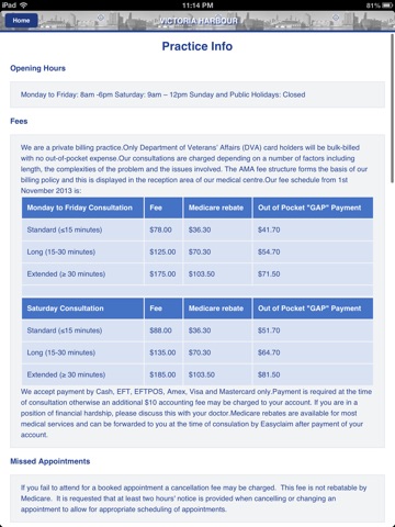 Vic Harbour Medical Centre screenshot 3