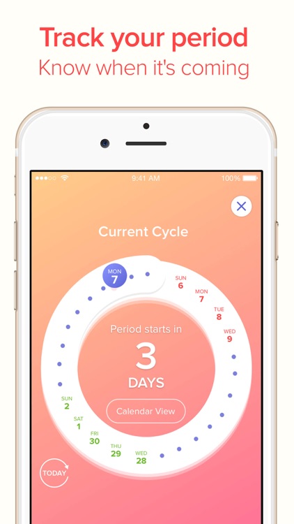 Eve Period Tracker: Menstrual Calendar, Sex Tips screenshot-0