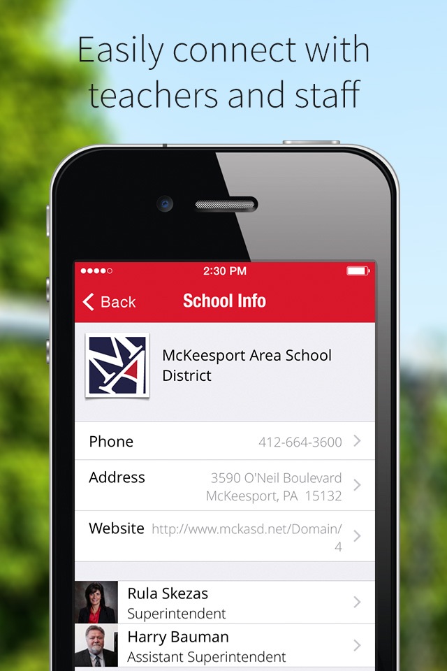 McKeesport Area School District screenshot 2