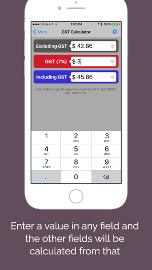 Singapore GST Calculator - Goods and Services Tax(圖4)-速報App