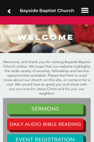 Bayside Church screenshot 2