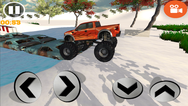 Monster Wheels Offroad Arena Parking Game(圖4)-速報App