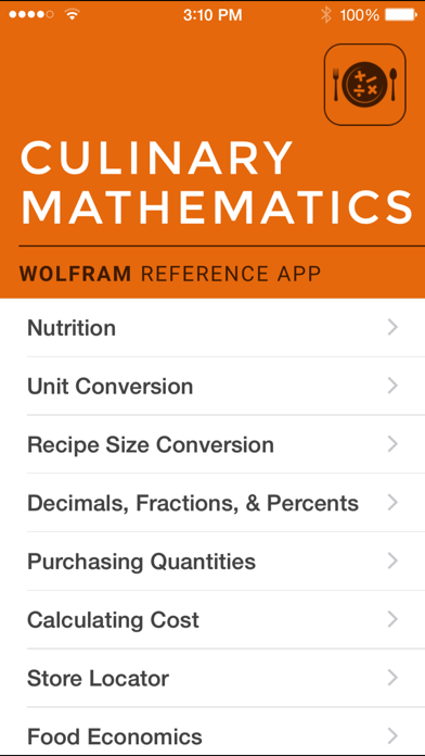 Wolfram Culinary Math... screenshot1