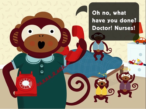 Five Little Monkeys for iPad - náhled