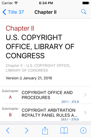 37 CFR - Patents, Trademarks, and Copyrights (Law) screenshot 2