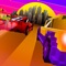 Drive fast cars to horizon on asphalt of our new retro arcade racing simulator