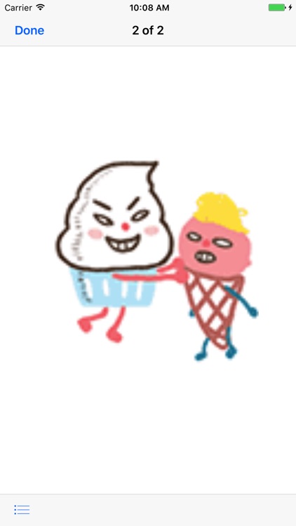 Animation Custard Cake Sticker screenshot-3