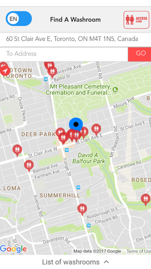 GoHere: Washroom Locator(圖1)-速報App