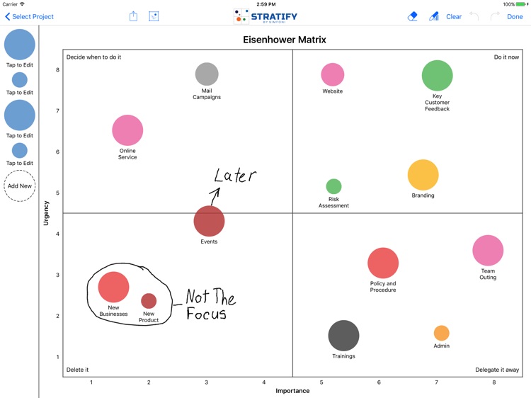 Stratify - 2x2 Matrix