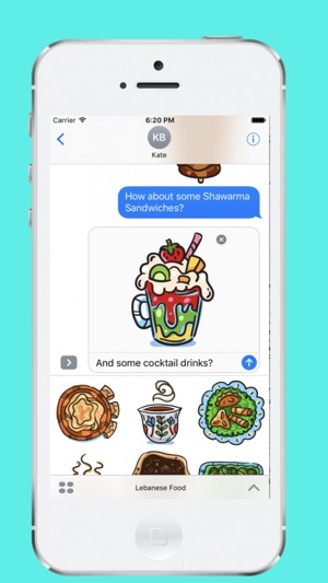 Lebanesy Food stickers by MissChatZ for iMessage(圖5)-速報App