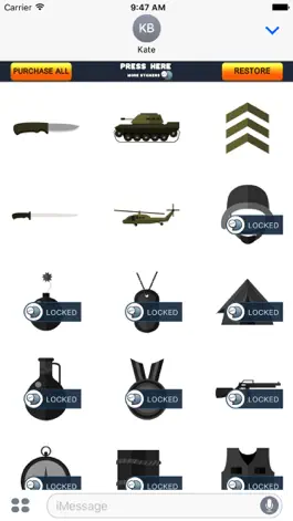 Game screenshot Army Soldiers Stickers for iMessage hack