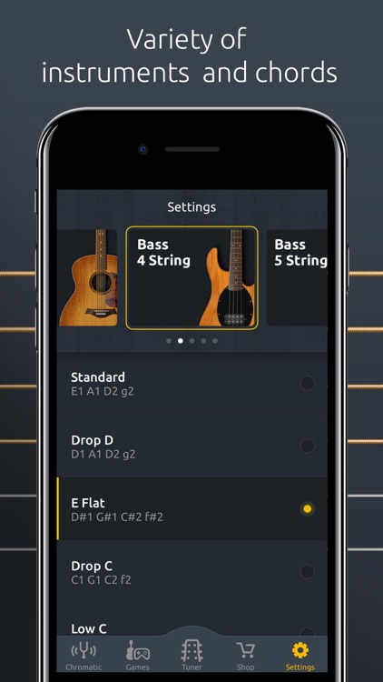 DoubleTune - Tuner for Guitar, Ukulele and Bass
