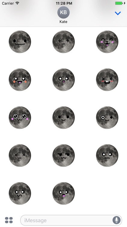 MOONEMOJI - Full Moon Emojis screenshot-3