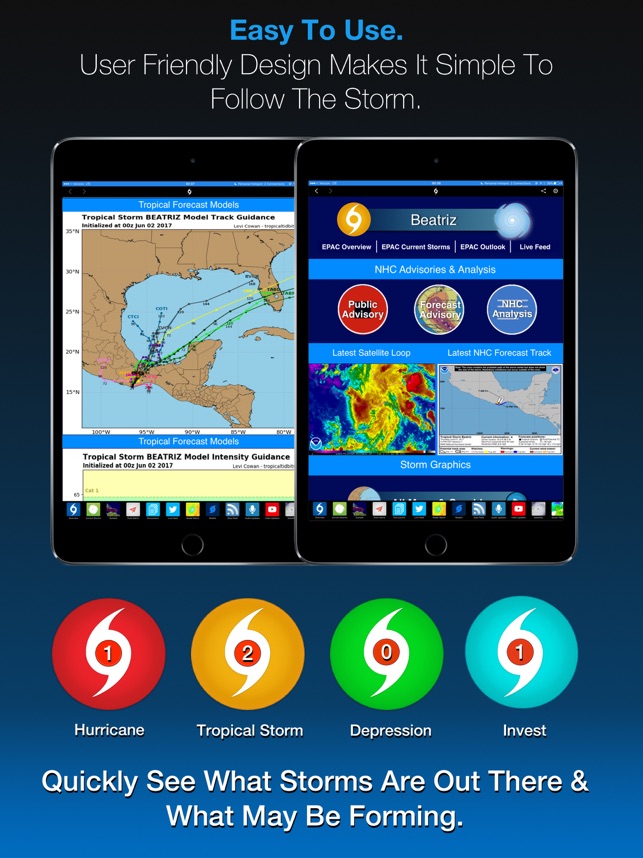 Hurricane Tracker For iPad(圖3)-速報App