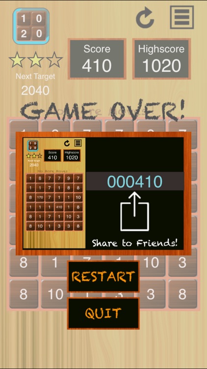 1020 - add to multiple of ten. merge number puzzel screenshot-3