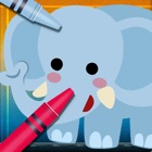 Animal Vocab & Paint Game - Sketchbook for kids