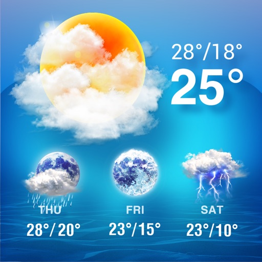 Weather Widgets - Fancy styles weather forecast iOS App