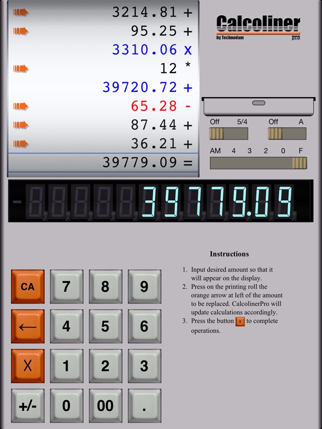 CalcolinerPro - The professional tape calculator(圖3)-速報App