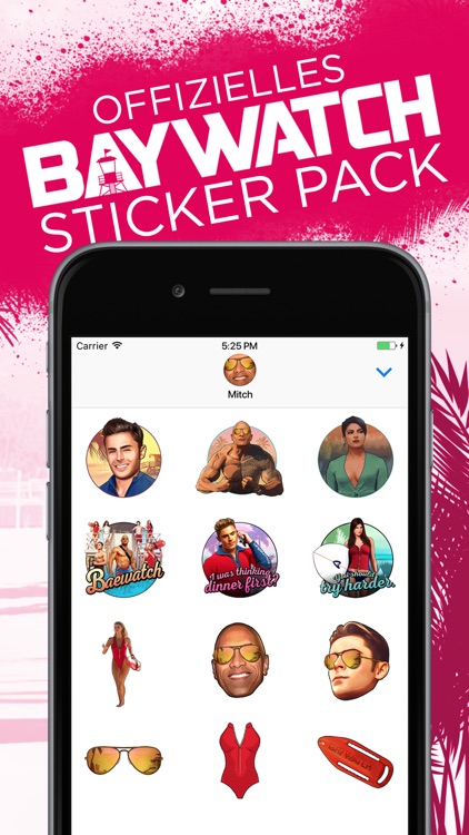 Baywatch Movie Stickers