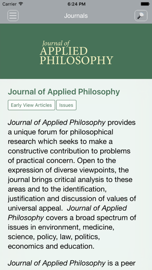 Journal of Applied Philosophy(圖2)-速報App