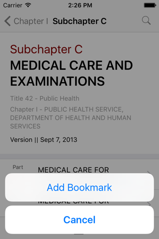 42 CFR - Public Health (LawStack Series) screenshot 3