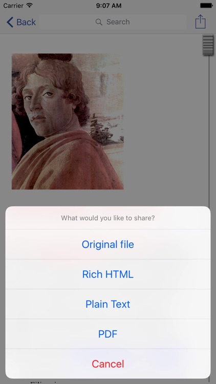 WordPerfect Viewer for the iPhone