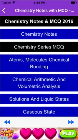 Game screenshot Chemistry Notes with MCQ - Become Chemistry Expert mod apk