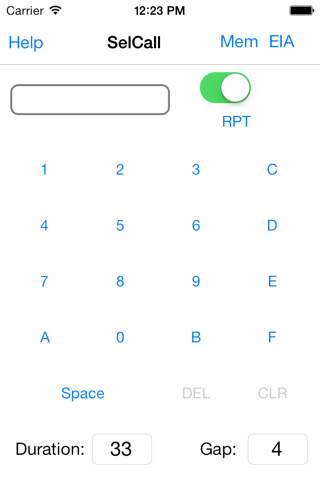 Selcall Selective Calling Tone Generator - náhled