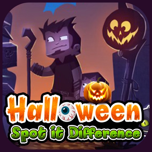 Halloween Spot It Difference icon