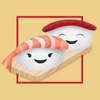 Sushi Wasabi Stickers - Yummy!