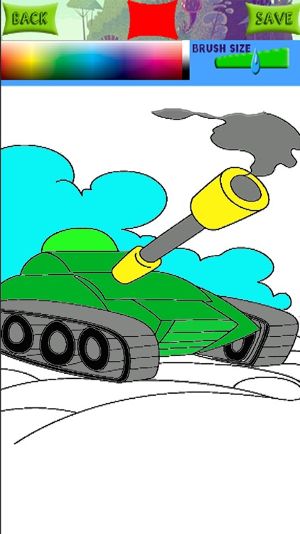 Monster Tank Coloring Pages Drawing Games