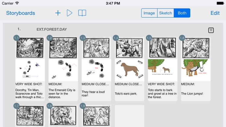 Celtx Shots