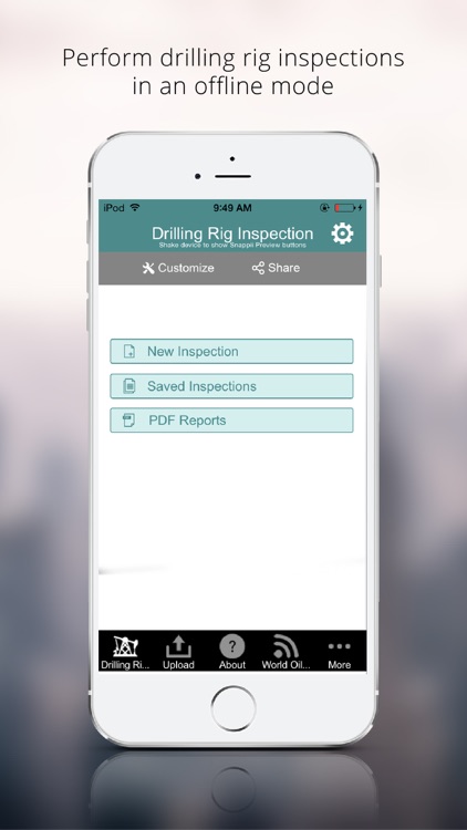 Drilling Rig Inspection App