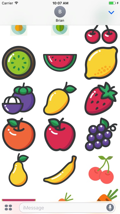 Sweetie Fruit Stickers