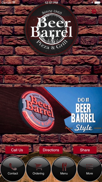 Beer Barrel Pizza