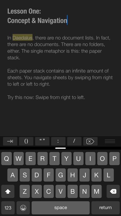 Daedalus Touch – Text Editor for iCloud