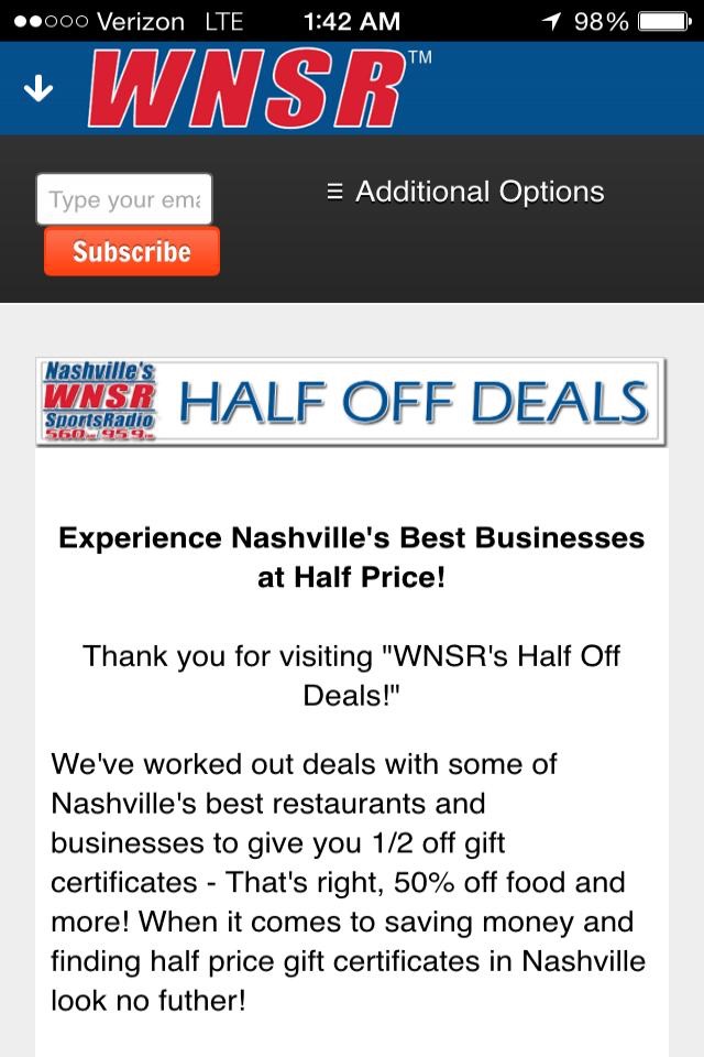 Nashville Sports Radio screenshot 3