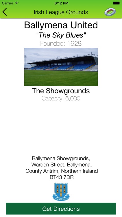 Irish League Grounds