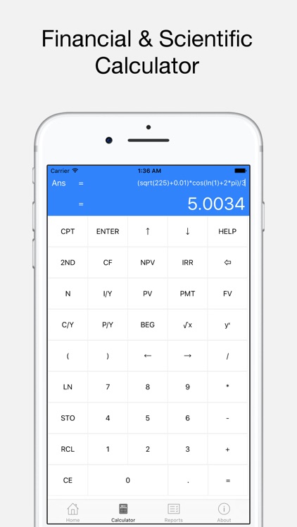 Ray Financial Calculator