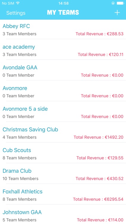 Subs - Club Management