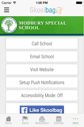 Modbury Special School - Skoolbag screenshot 4