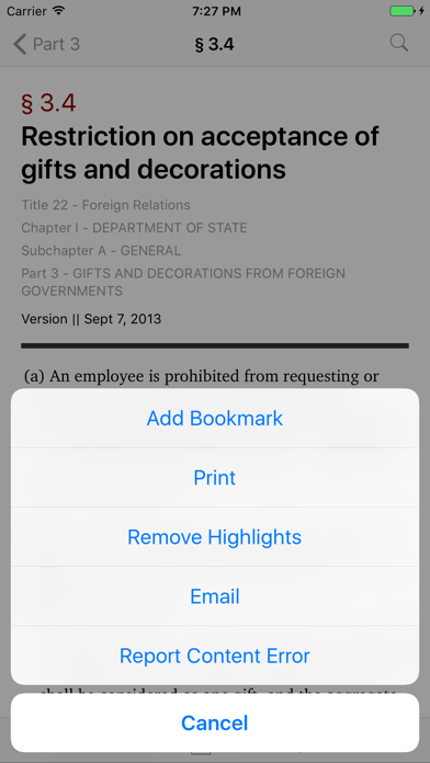 How to cancel & delete 22 CFR - Foreign Relations (LawStack Series) from iphone & ipad 3