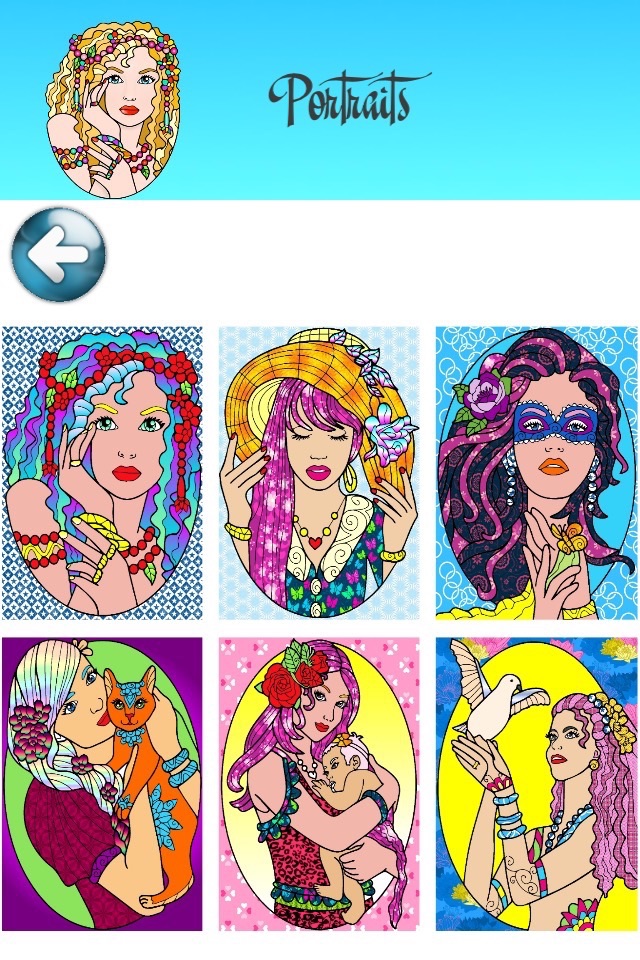 Fashion Coloring Books for Adults with Girls Games screenshot 4