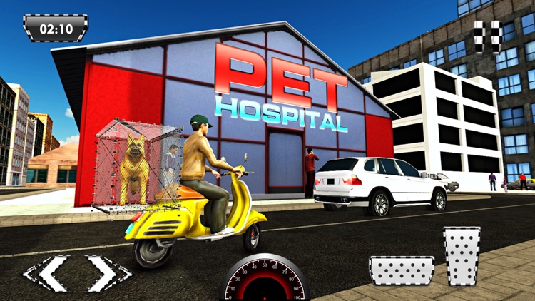 Pet Animal Transporter Bike & Delivery Boy Sim