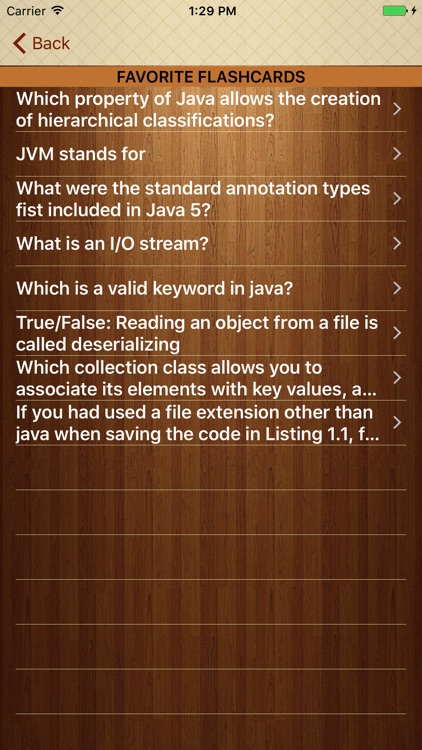 Learn Java with Flashcards screenshot-4