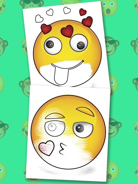 Emojis coloring book - Paint funny emoticons screenshot 2
