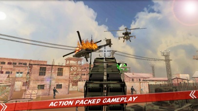 Helicopter Defence Strike - 3d Anti Aircraft Games Screenshot 1