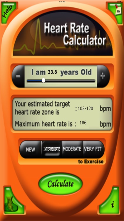 Health: Target Heart Rate (THR) Calc HD