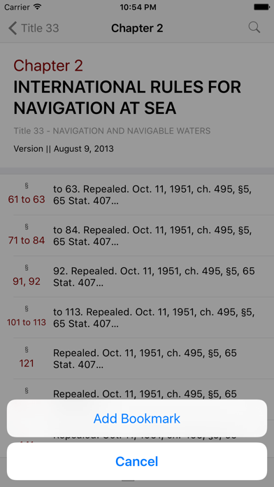 How to cancel & delete 33 USC - Navigation and Navigable Waters (LawStack from iphone & ipad 3